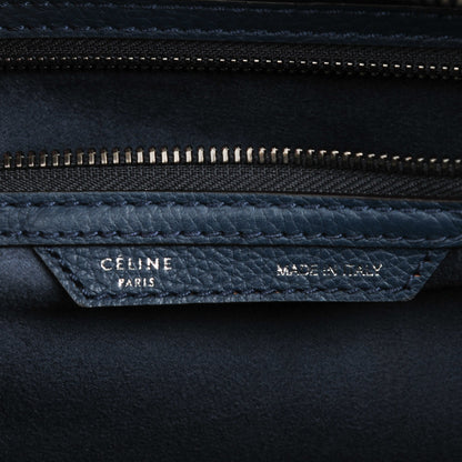 Celine Drummed Calfskin Mini Luggage Orage 6 of 9