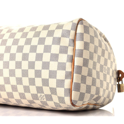Louis Vuitton Damier Azur Speedy 30 8 of 8