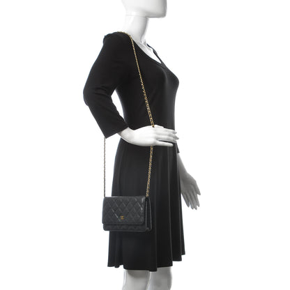 Chanel Caviar Quilted Wallet On Chain WOC Black 2 of 12