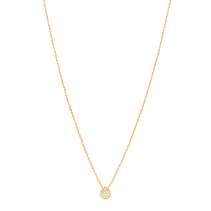 Boucheron 18K Yellow Gold Diamond XS Serpent Boheme Necklace 1 of 6
