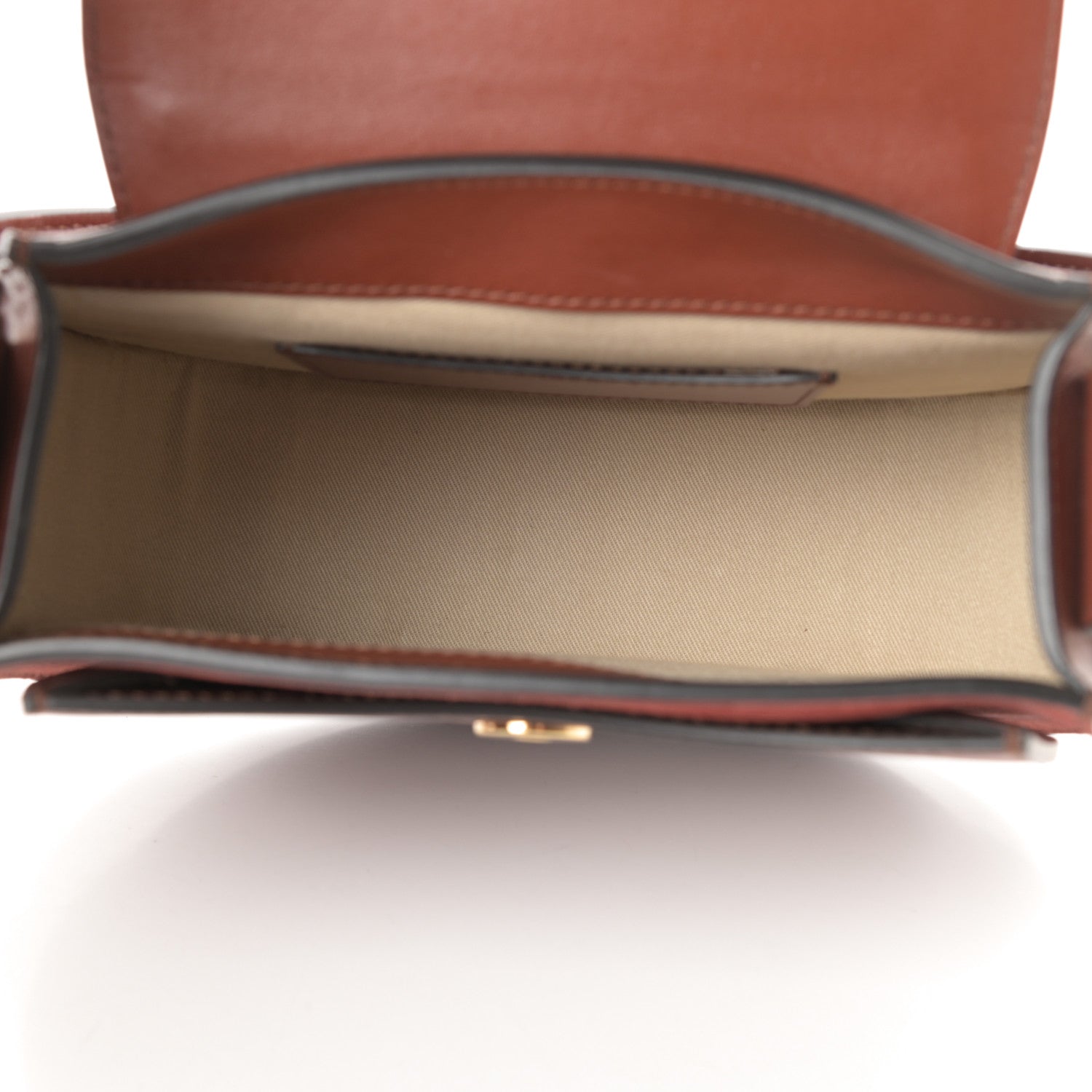 Chloe Calfskin Small Tess Bag Sepia Brown 5 of 11