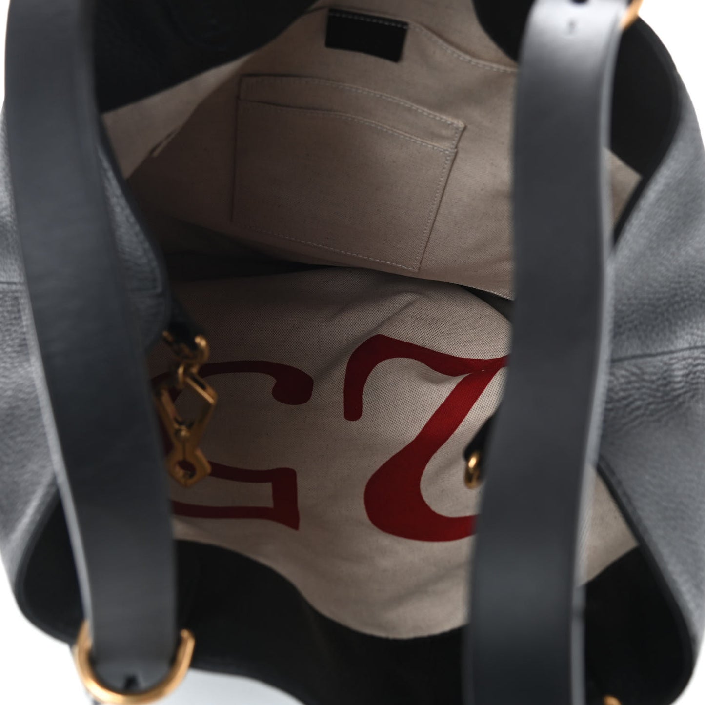 Calfskin Kingsnake Print Backpack Black