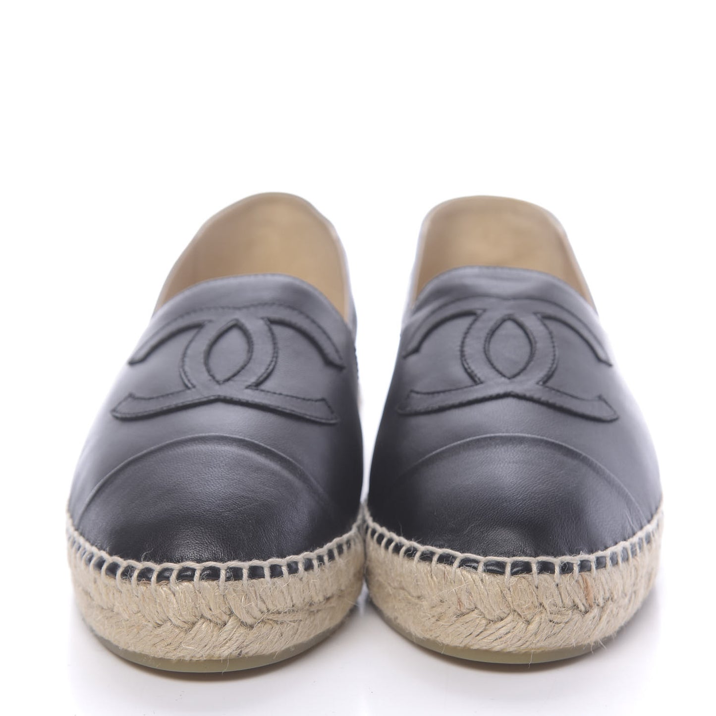 Lambskin CC Espadrilles 41 Black
