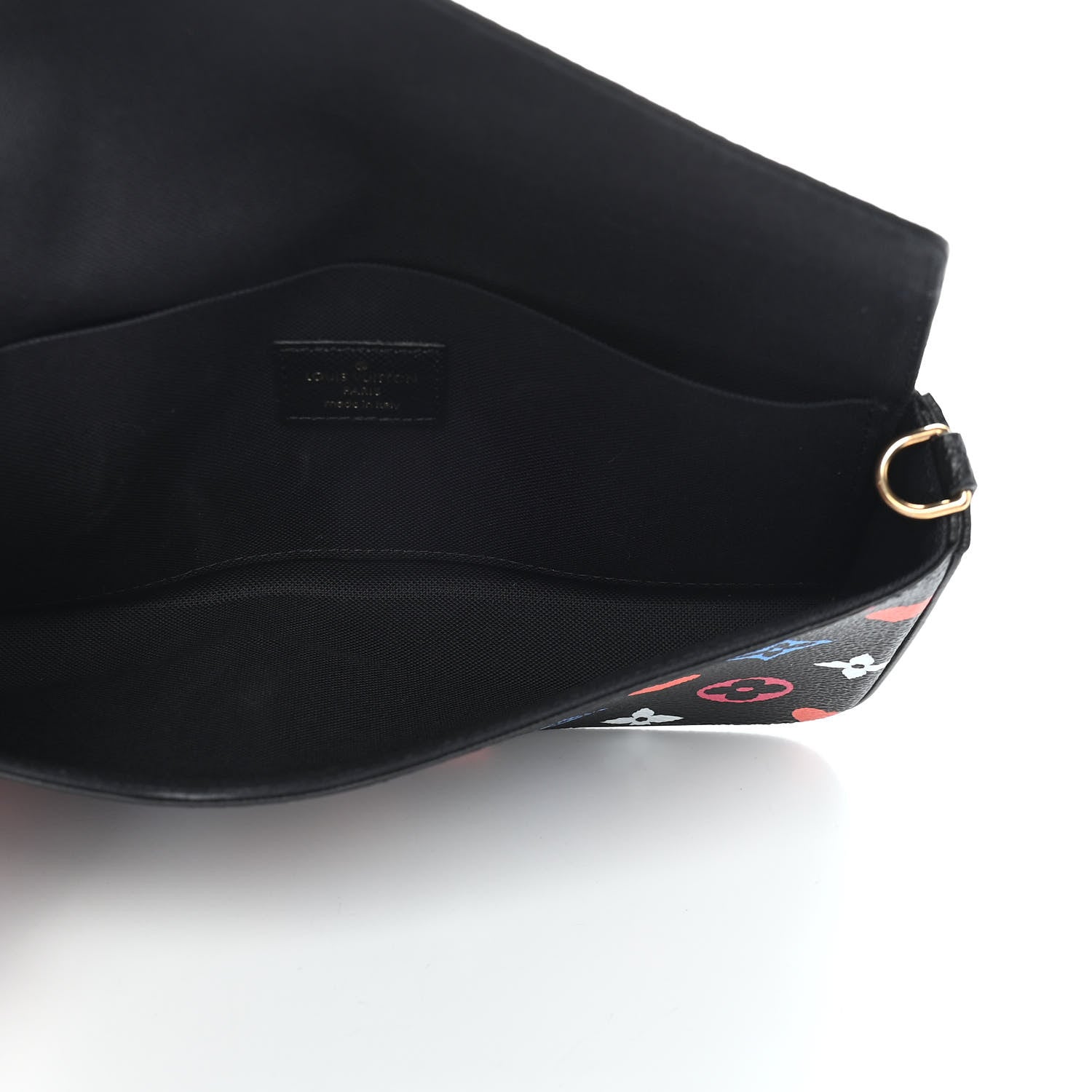 Louis Vuitton Game On Felicie Chain Wallet Black 5 of 9