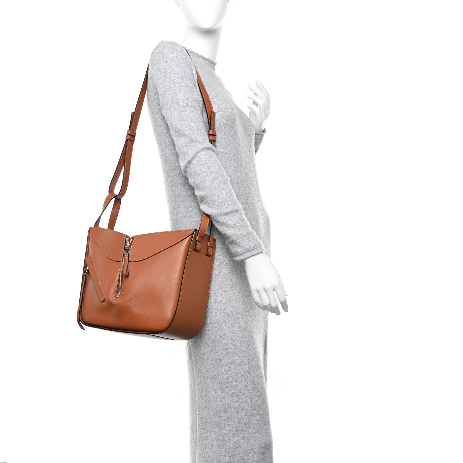 Loewe Calfskin Small Hammock Shoulder Bag Tan 2 of 13