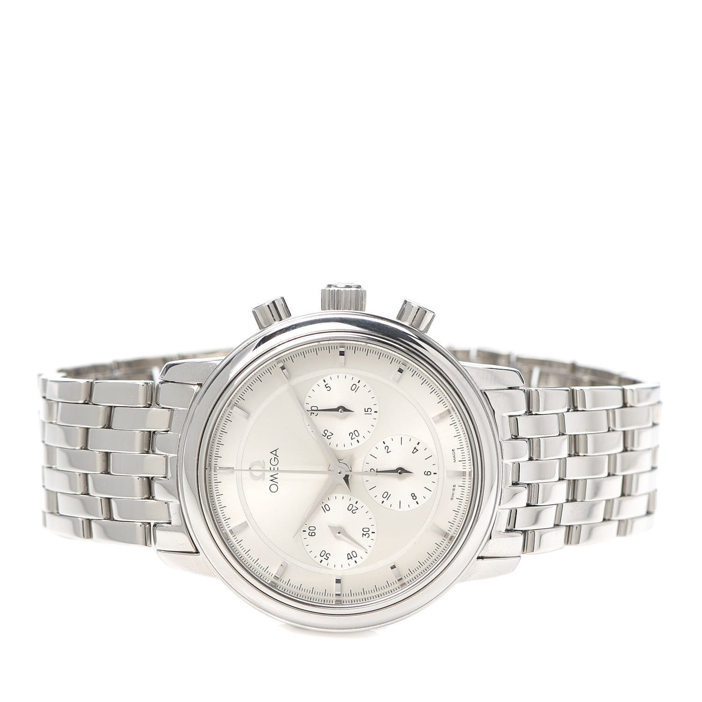 Stainless Steel 36mm De Ville Prestige Chronograph Manual Winding Watch 4540.31.00