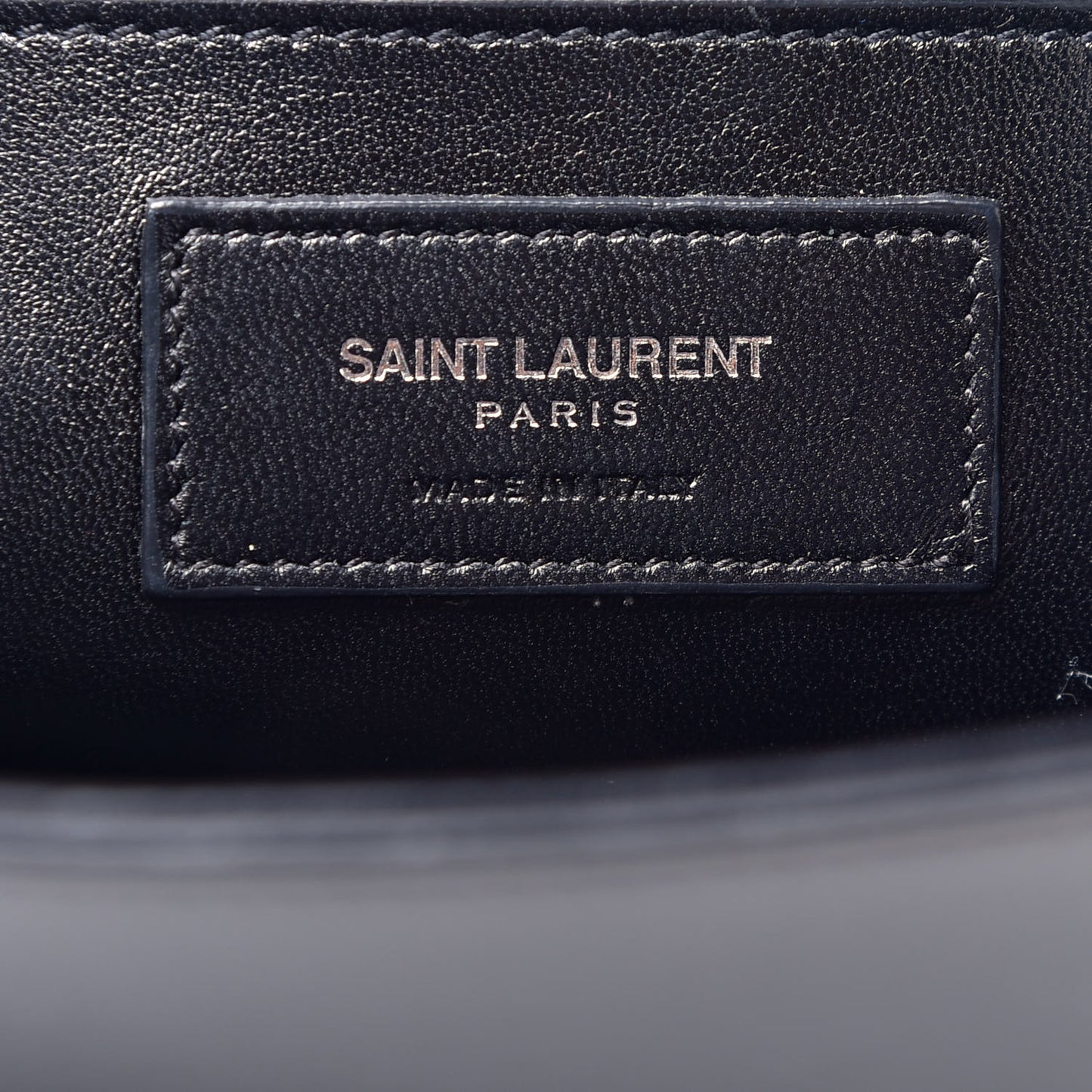 Calfskin Studded Medium Monogram Satchel Black