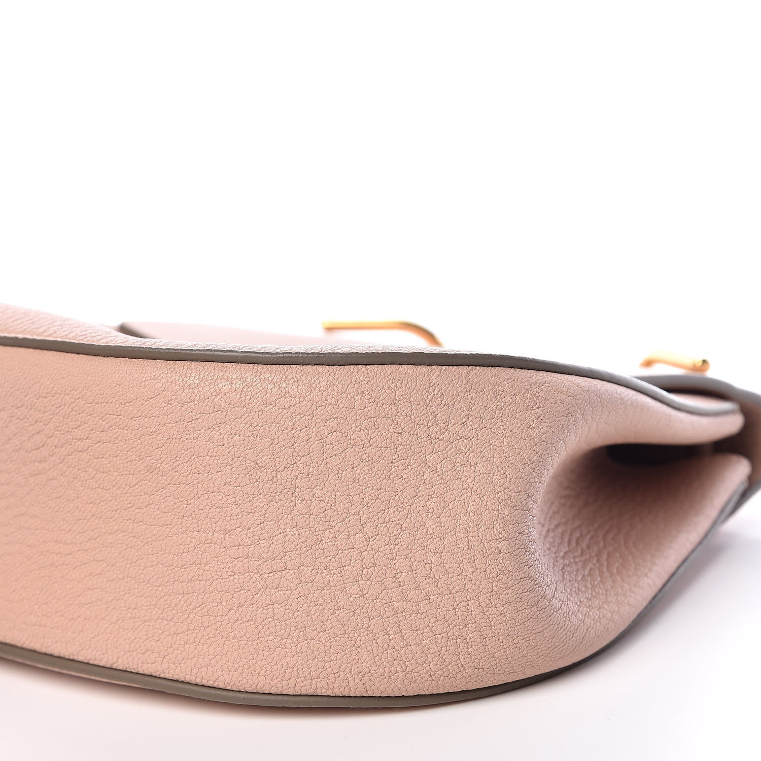 Chloe Grained Lambskin Drew Shoulder Bag Cement Pink 7 of 9