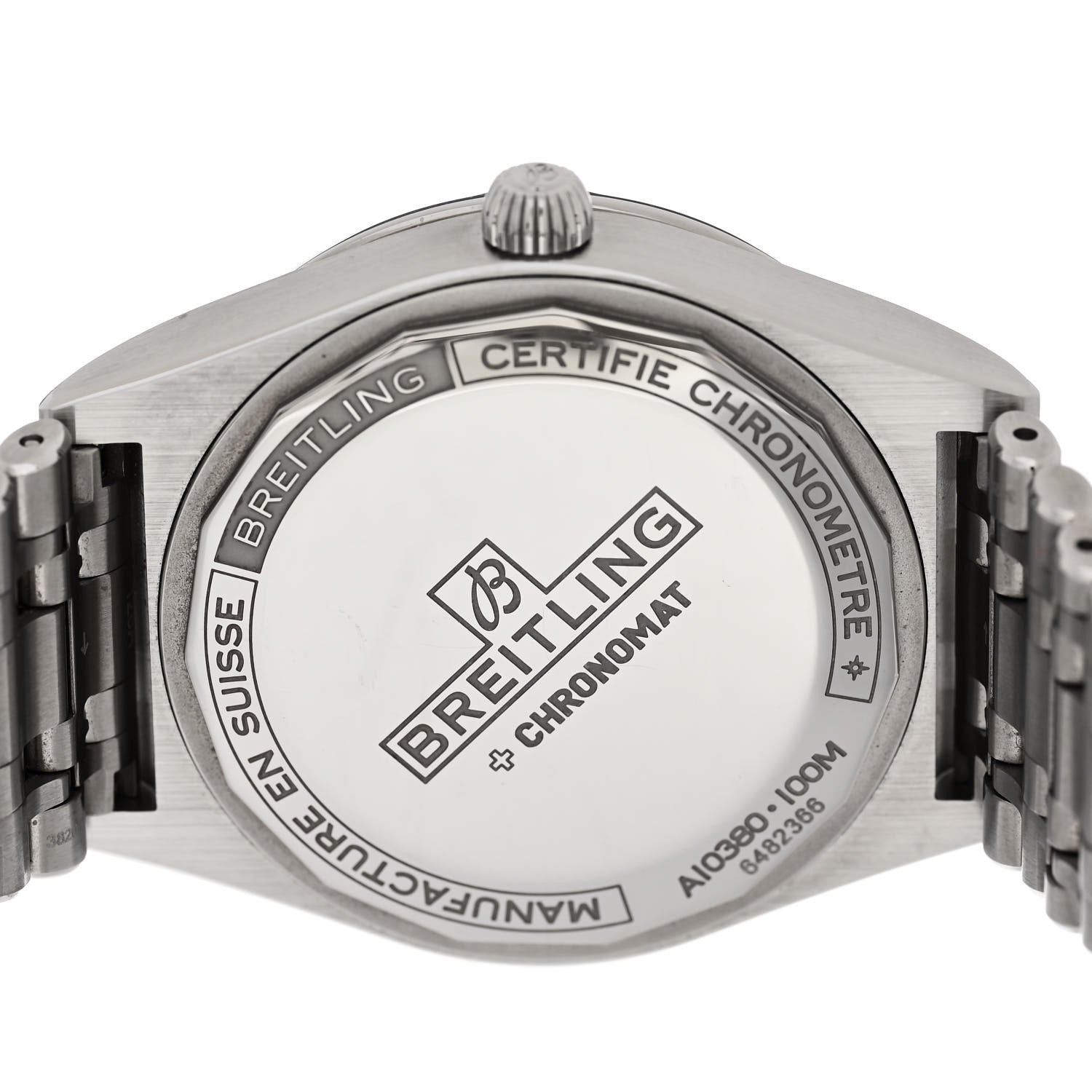 Breitling Stainless Steel 36mm Chronomat Automatic Watch A10380 4 of 5