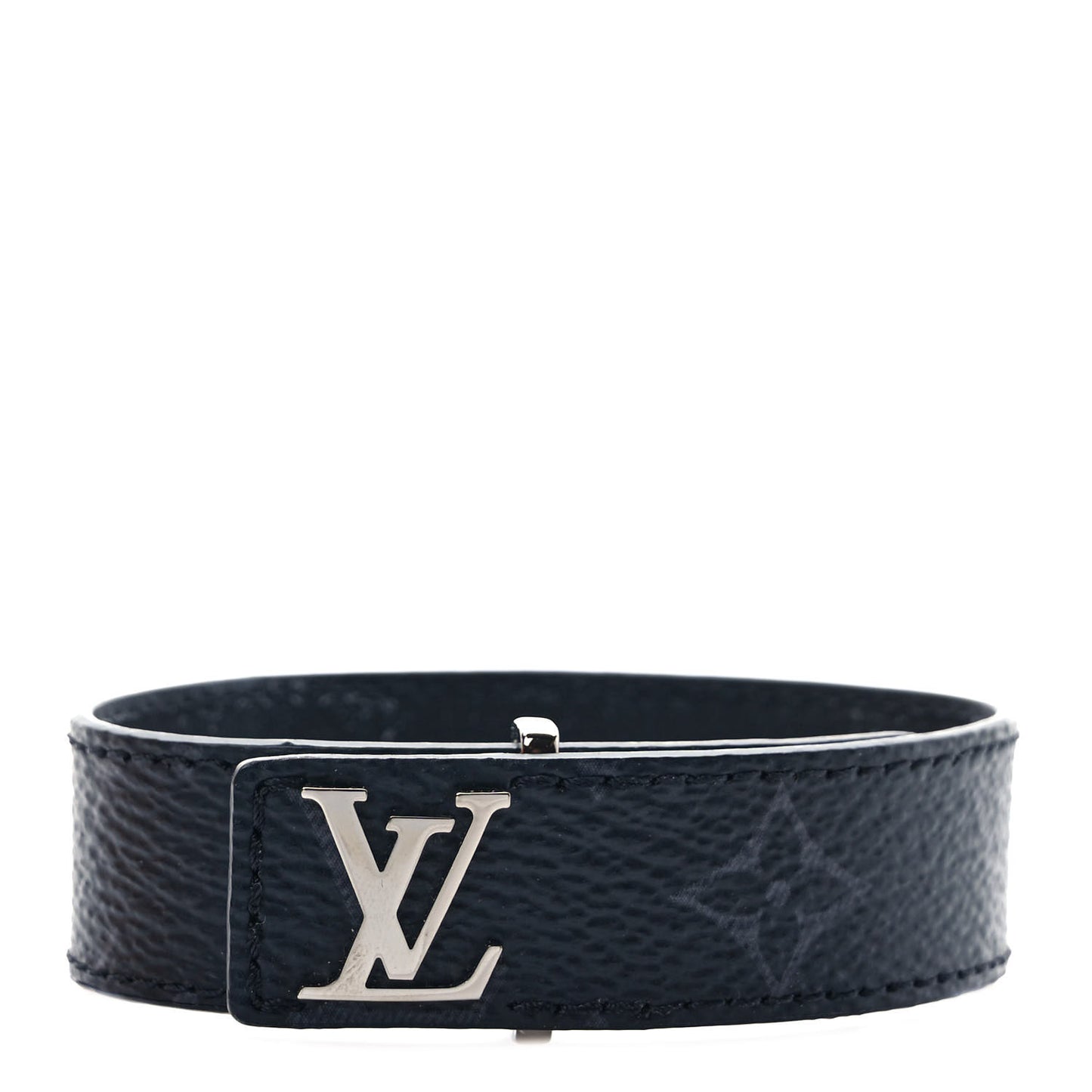 Monogram Eclipse LV Slim Bracelet 19