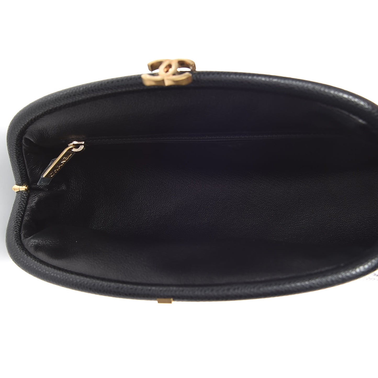 Caviar Quilted Timeless Clutch Black