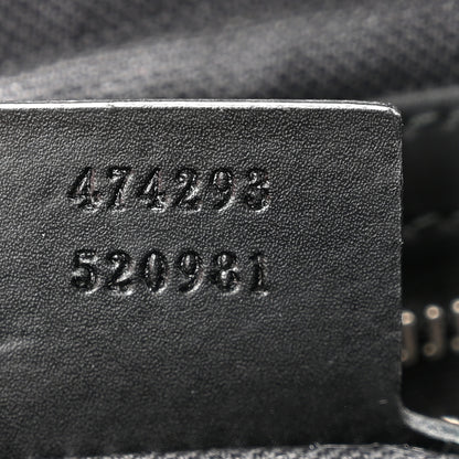 Gucci Soft GG Supreme Monogram Web Belt Bag Black Grey 7 of 12