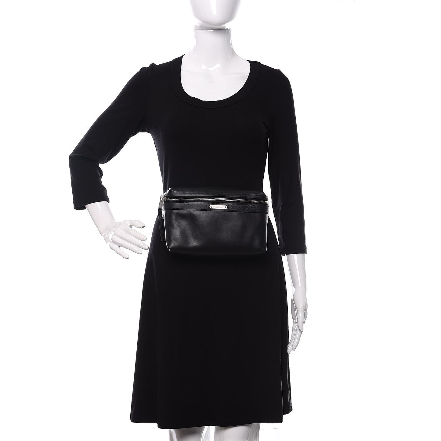 Calfskin City Belt Bag Black