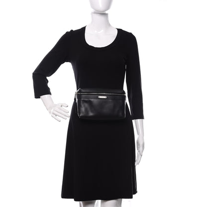 Saint Laurent Calfskin City Belt Bag Black 2 of 10