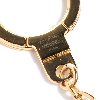 Louis Vuitton Enamel Iconic Speedy Bag Charm Chain Gold 5 of 6