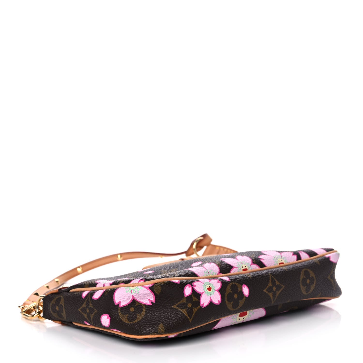 Louis Vuitton Monogram Cherry Blossom Pochette Accessories Brown 4 of 9
