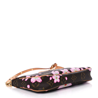 Louis Vuitton Monogram Cherry Blossom Pochette Accessories Brown 4 of 9