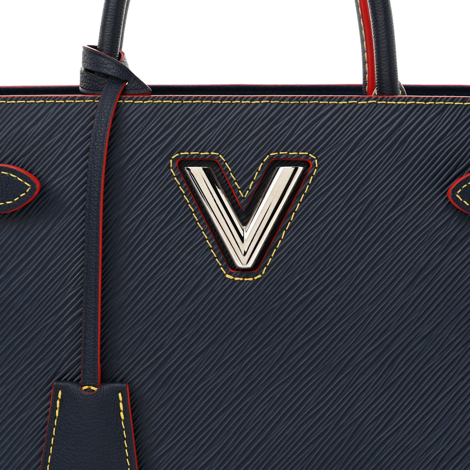 Louis Vuitton Epi Twist Tote Indigo 7 of 9