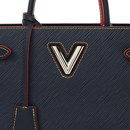 Louis Vuitton Epi Twist Tote Indigo 7 of 9