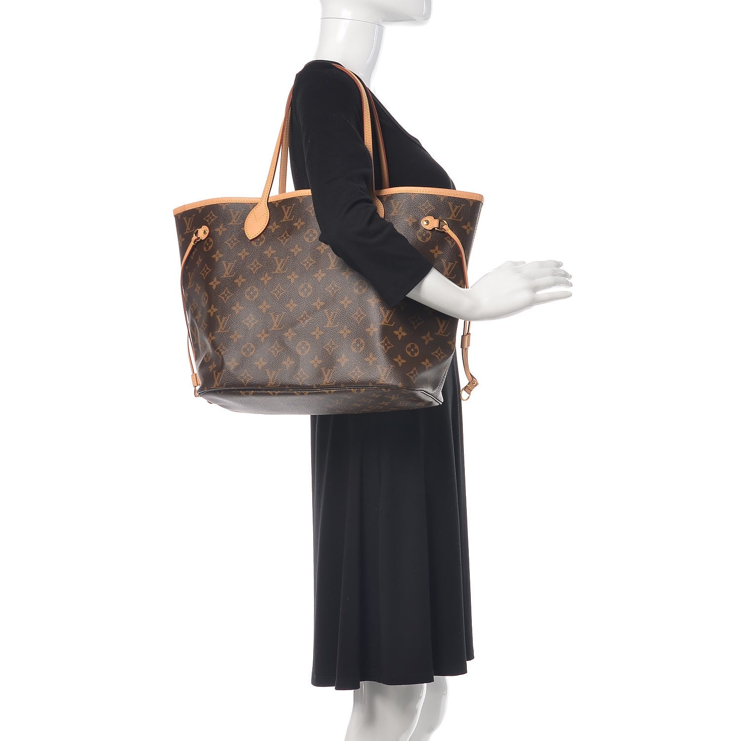 Louis Vuitton Monogram Neo Neverfull MM Rose Ballerine 2 of 15