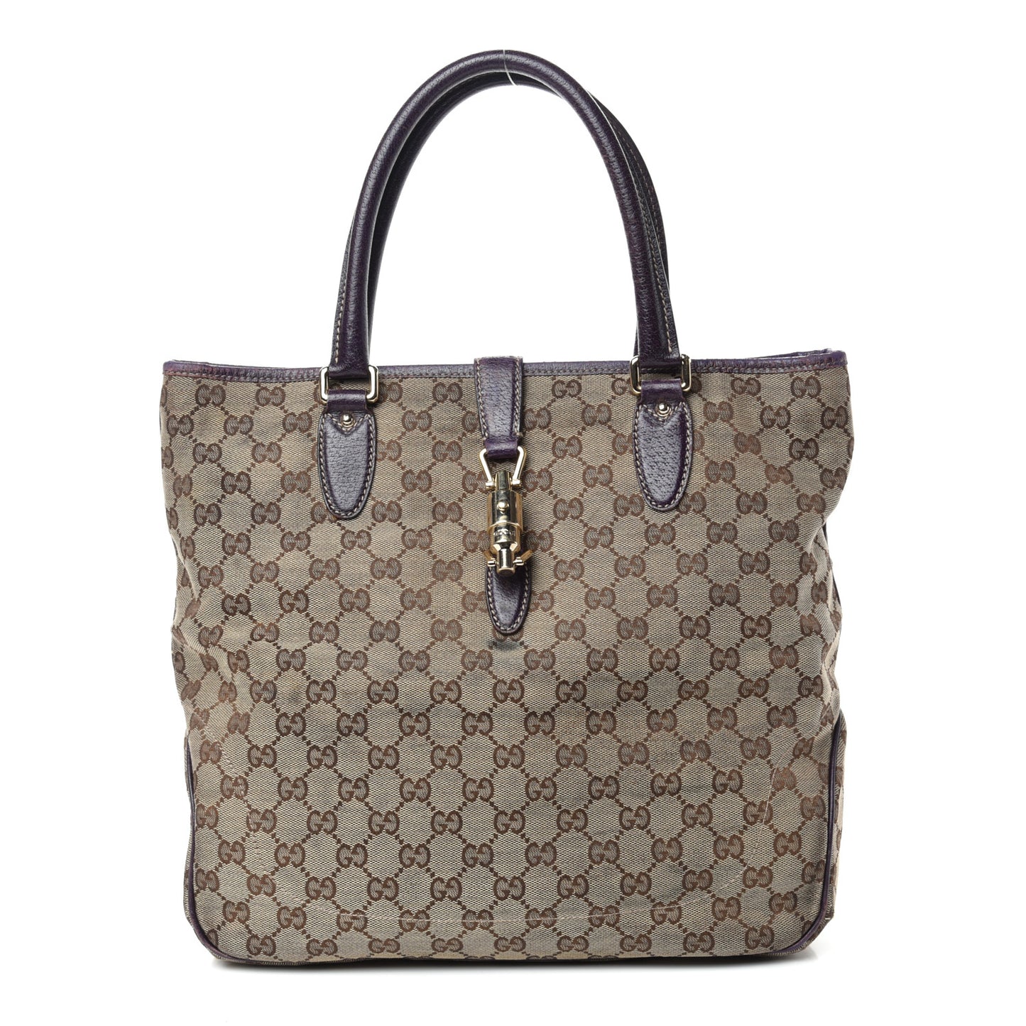Monogram Piston Lock Tote Ebony