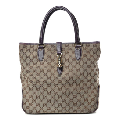 Gucci Monogram Piston Lock Tote Ebony 1 of 10