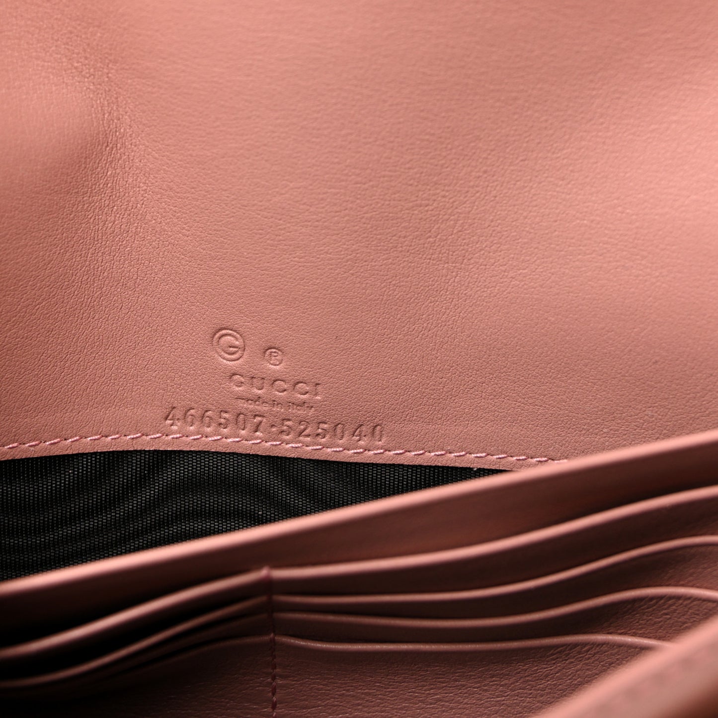 Microguccissima Crossbody Wallet Soft Pink