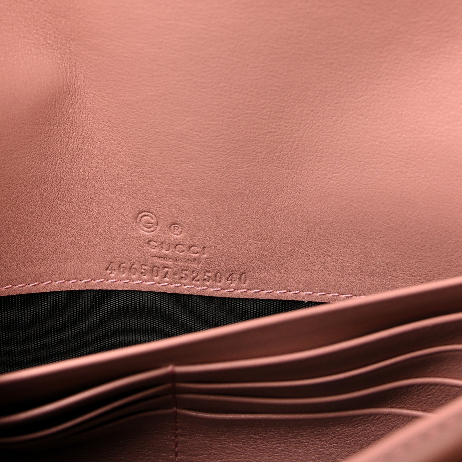 Gucci Microguccissima Crossbody Wallet Soft Pink 6 of 9