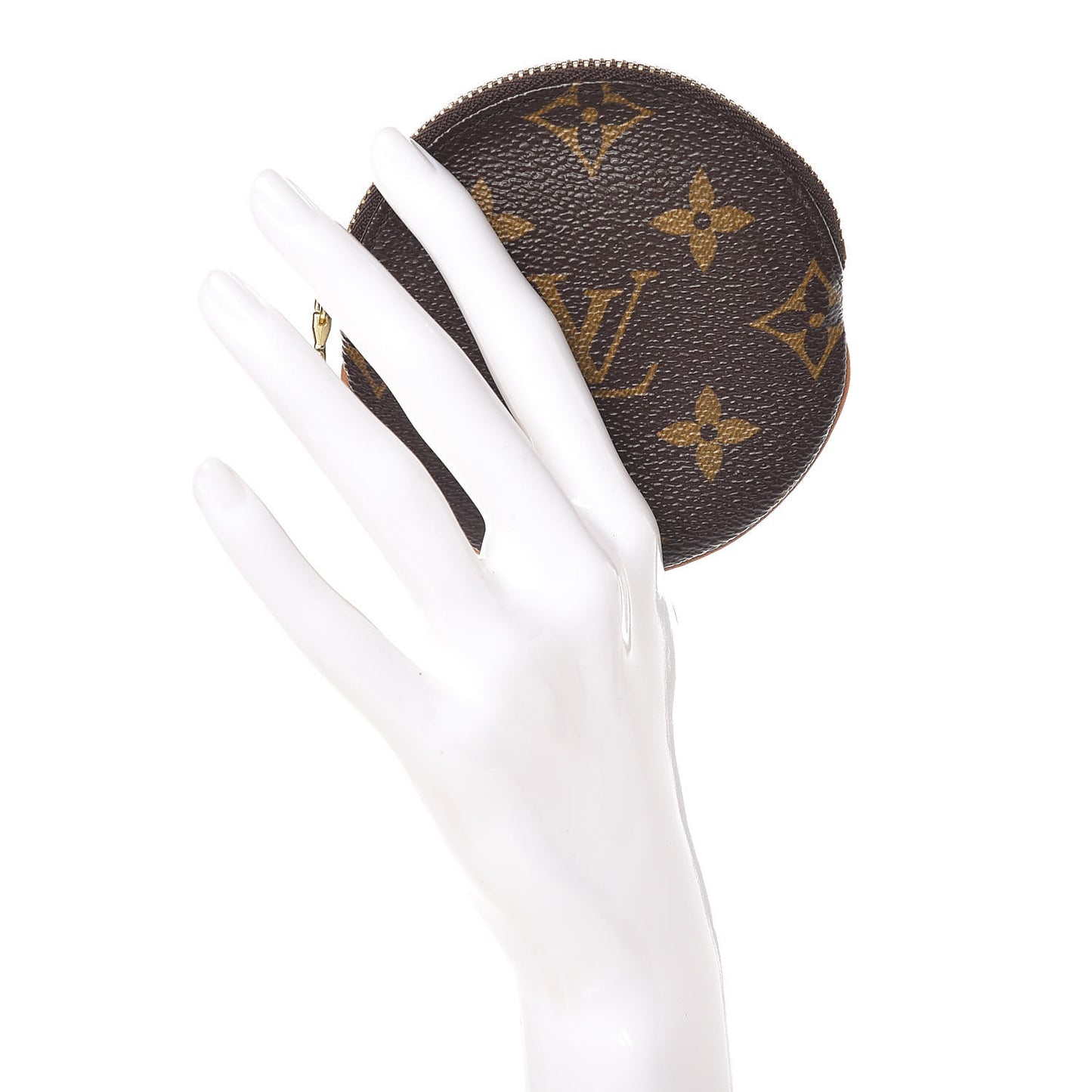 Monogram Round Coin Purse