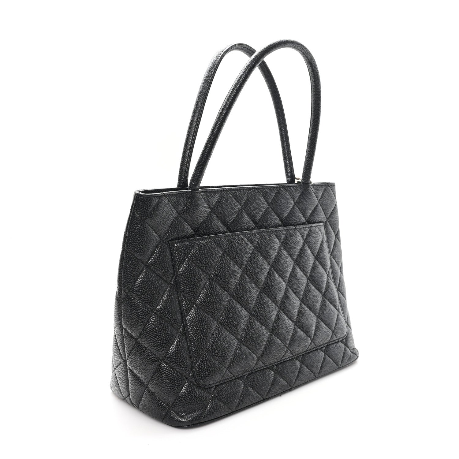 Chanel Caviar Quilted Medallion Tote Black 3 of 13
