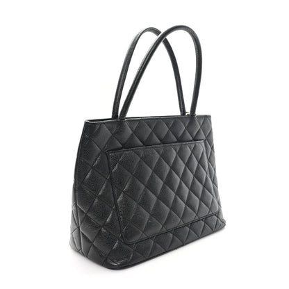 Chanel Caviar Quilted Medallion Tote Black 3 of 13