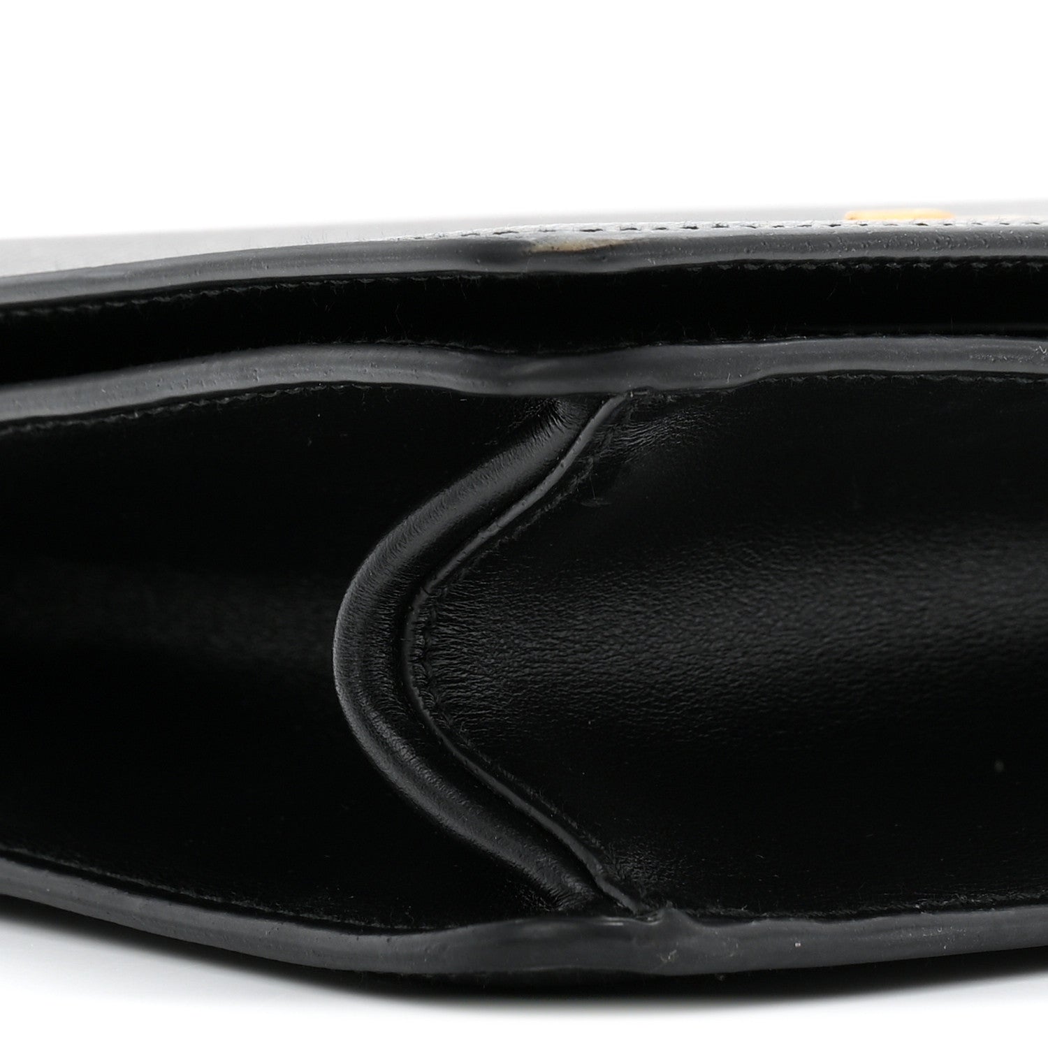 Prada Saffiano Chain Shoulder Bag Black 8 of 9