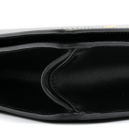 Prada Saffiano Chain Shoulder Bag Black 8 of 9