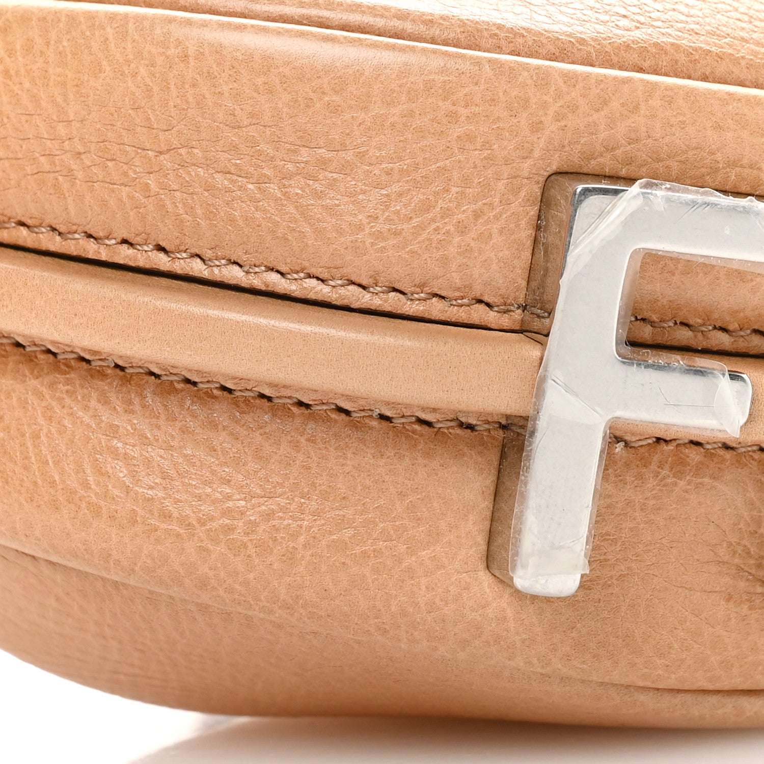Fendi Vitello Grace Nano Fendigraphy Hobo Charm Miele Scuro 9 of 10