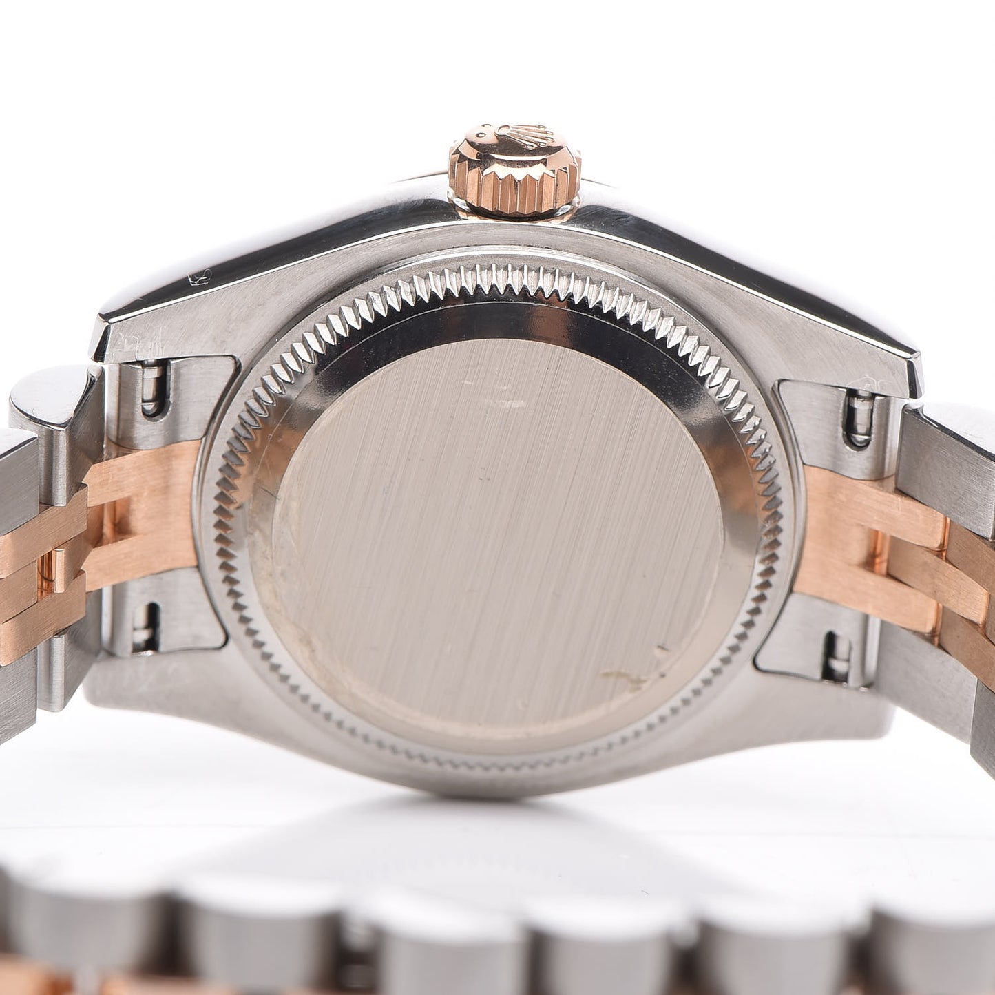 Stainless Steel 18K Everose Gold Diamond 26mm Oyster Perpetual Datejust Watch Black 179171