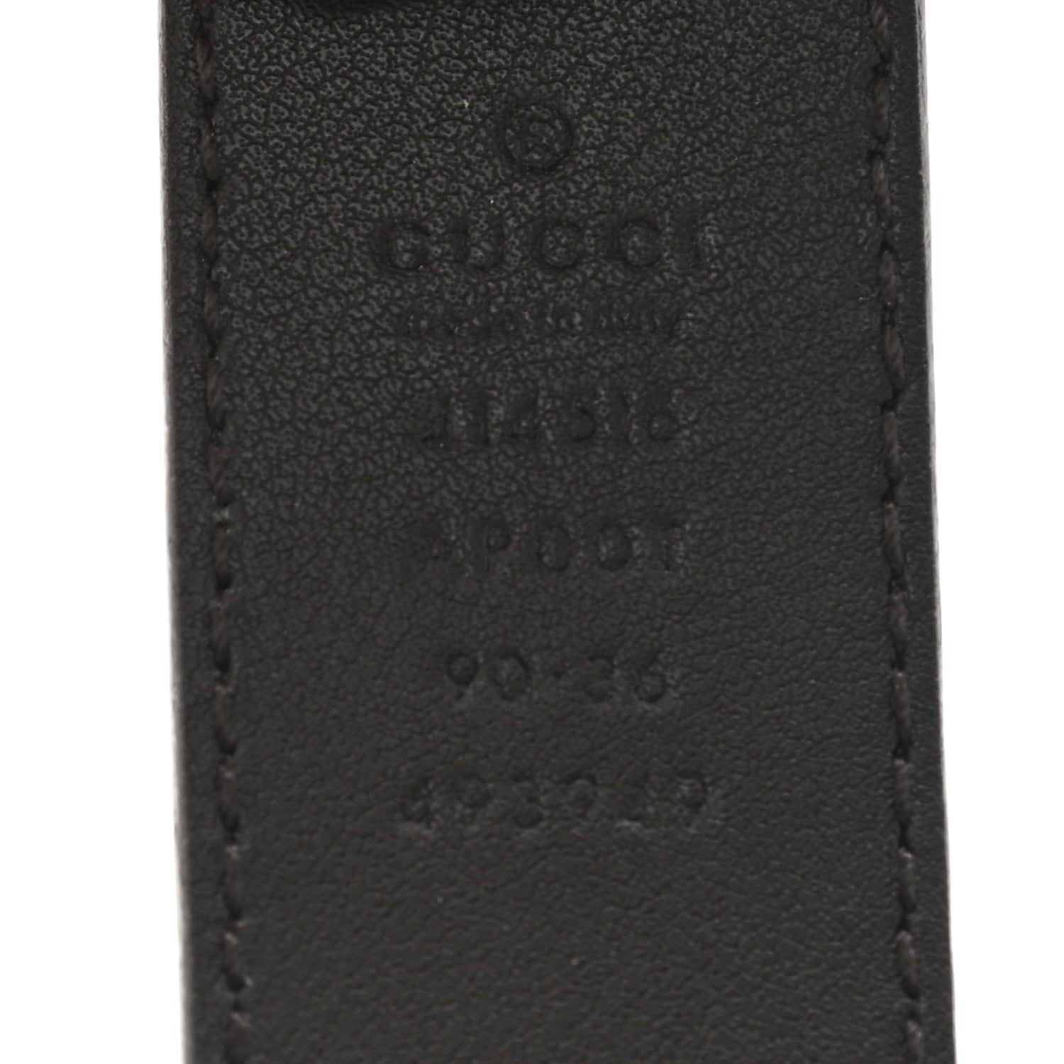 Gucci Moon Calfskin Double G 30mm Belt 90 36 Dark Cocoa 3 of 5