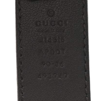 Gucci Moon Calfskin Double G 30mm Belt 90 36 Dark Cocoa 3 of 5