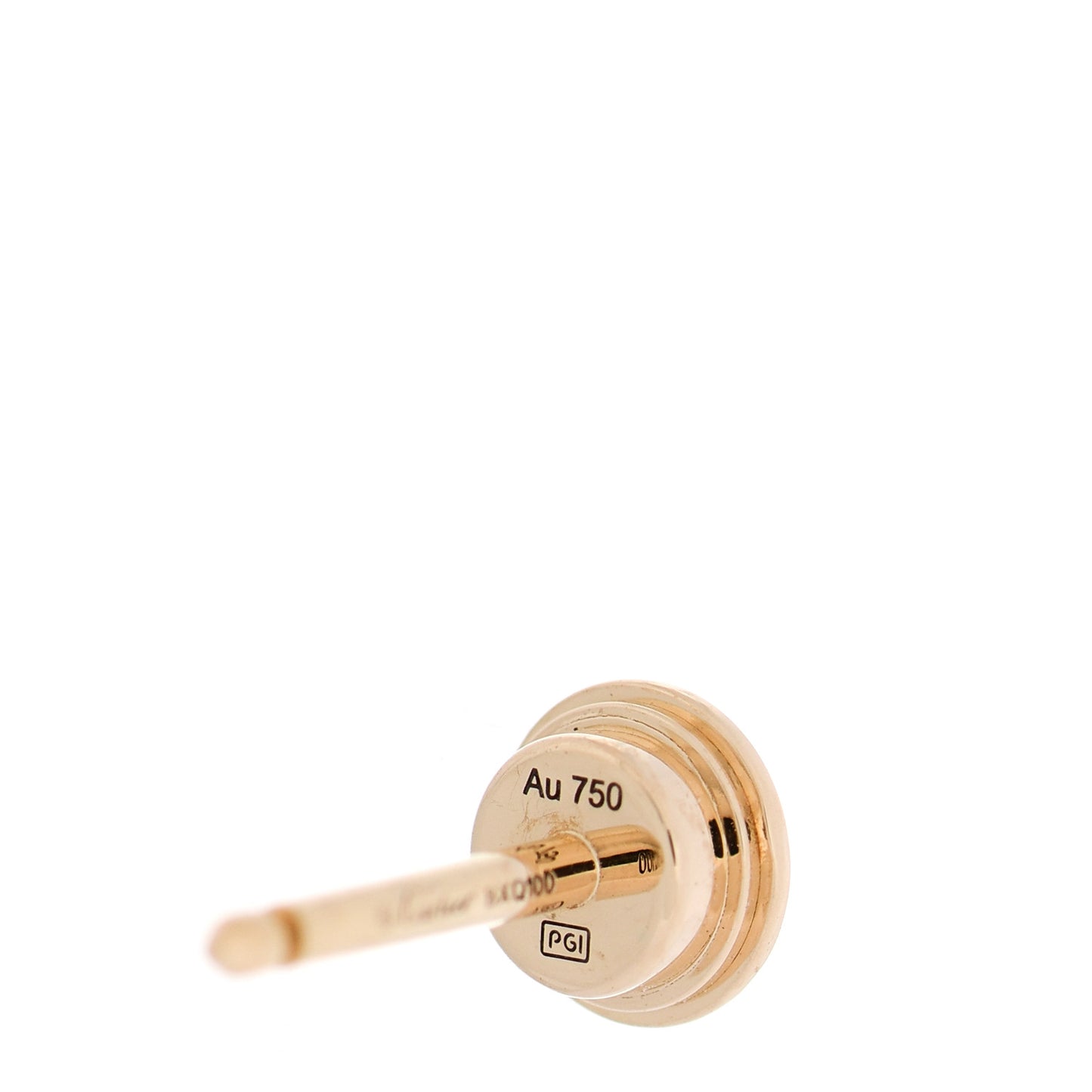 18K Yellow Gold Diamond MM D'Amour Earrings