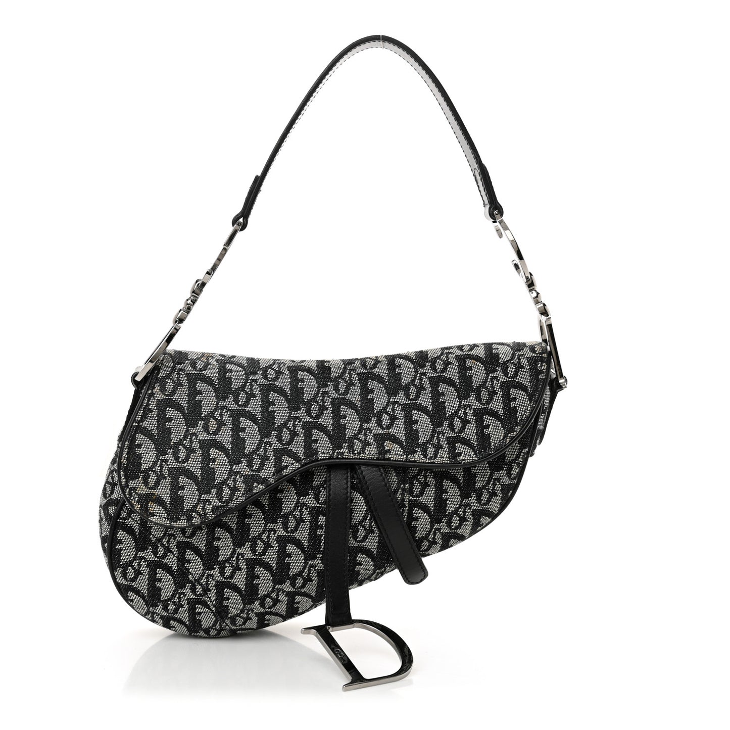 Monogram Saddle Bag Blue