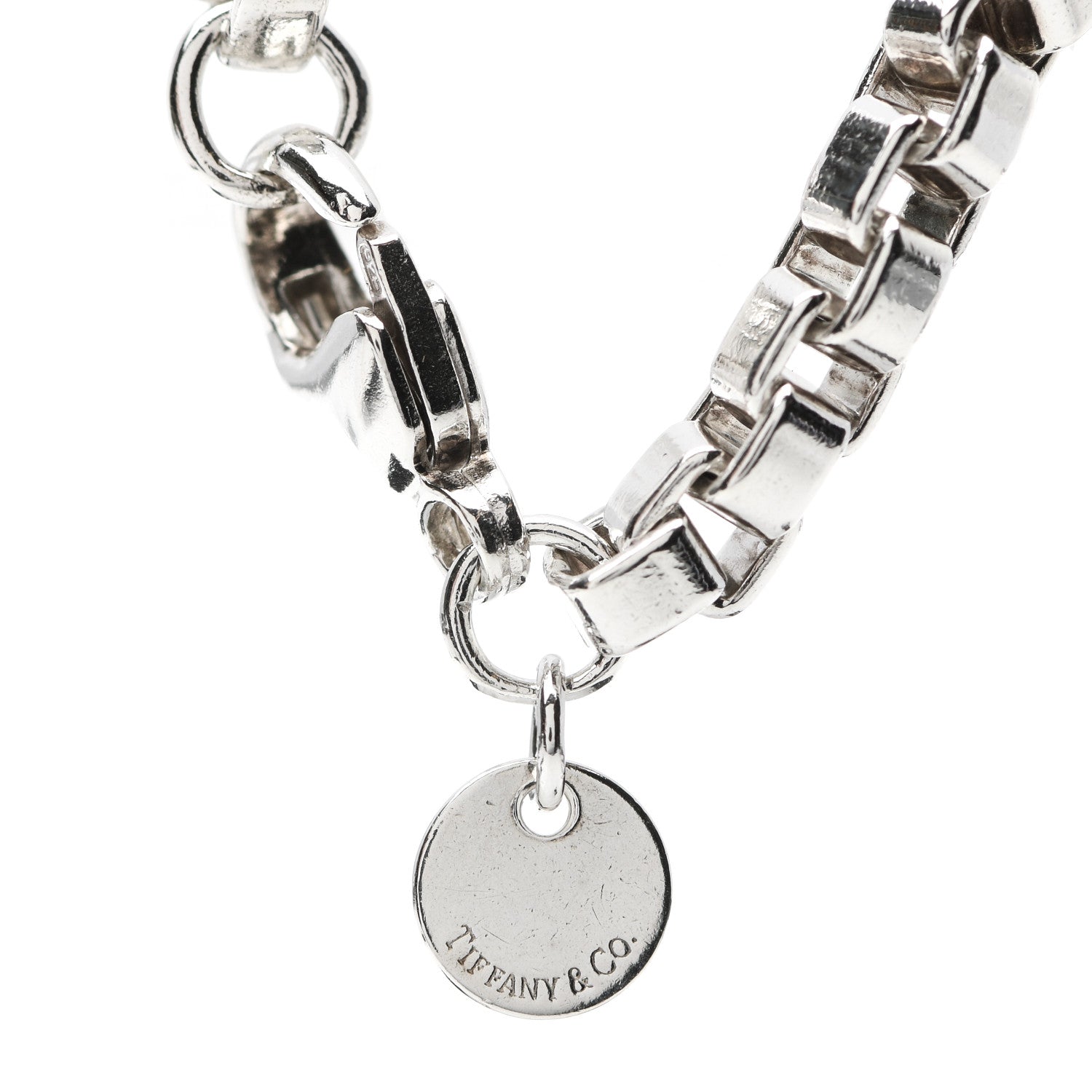 Tiffany Sterling Silver 4mm Venetian Link Bracelet 3 of 4