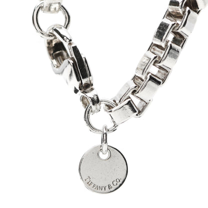 Tiffany Sterling Silver 4mm Venetian Link Bracelet 3 of 4