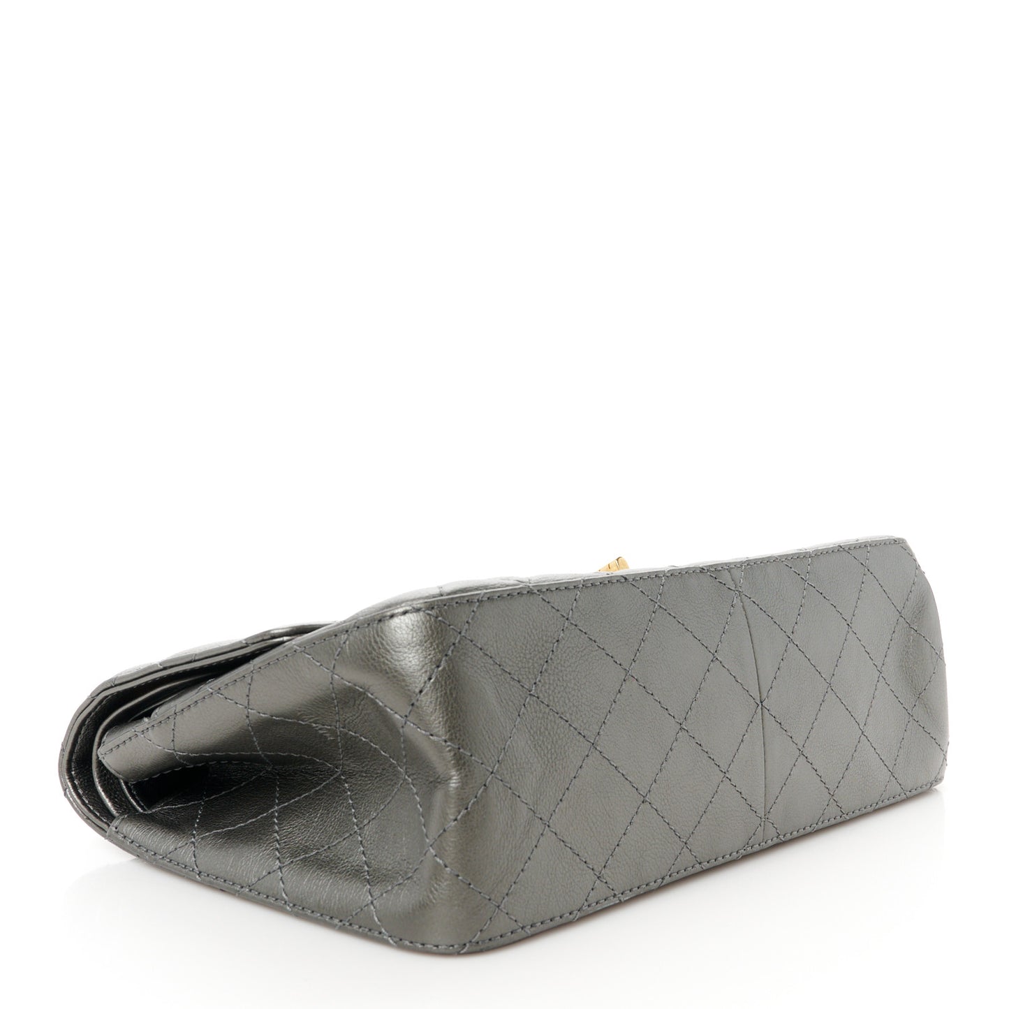 Metallic Calfskin Quilted 2.55 Reissue 226 Flap Charcoal