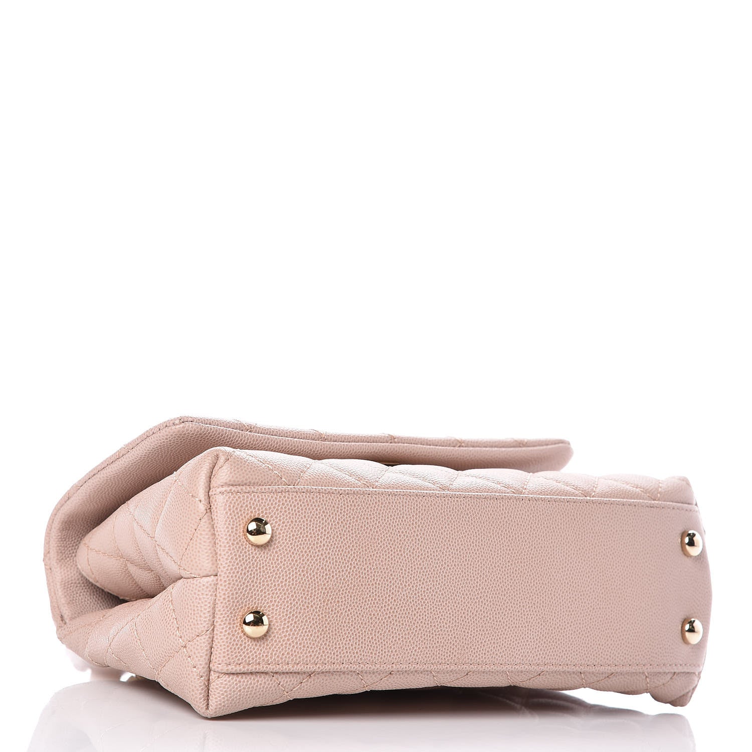 Chanel Caviar Quilted Mini Coco Handle Flap Pink 4 of 9
