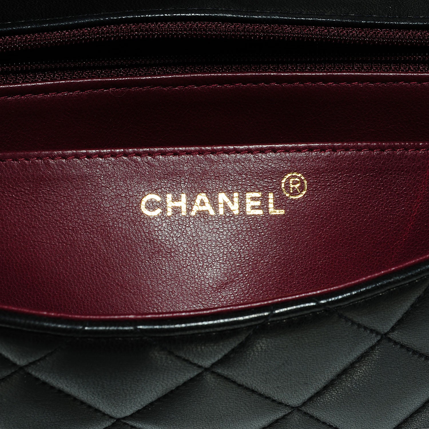 Chanel Lambskin Quilted Medium Single Flap Black 5 of 7