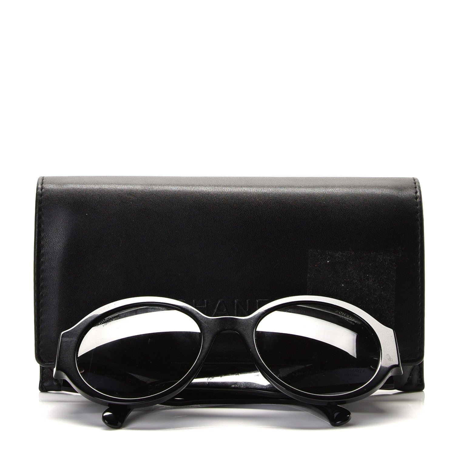 Chanel Acetate Polarized Round Sunglasses 5410 Black 6 of 6
