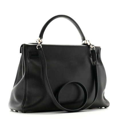 Hermes Swift Kelly Retourne 32 Black 3 of 14