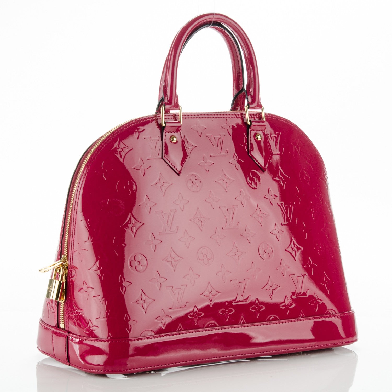 Louis Vuitton Vernis Alma MM Rose Indien 3 of 8