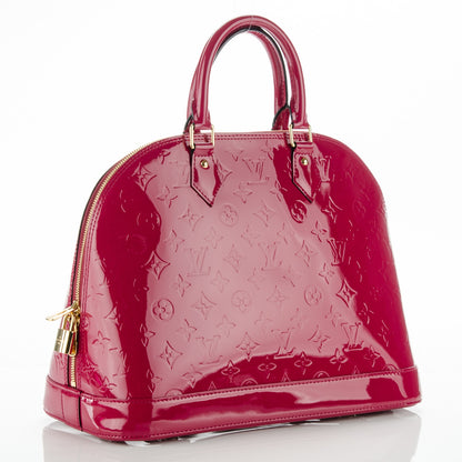 Louis Vuitton Vernis Alma MM Rose Indien 3 of 8