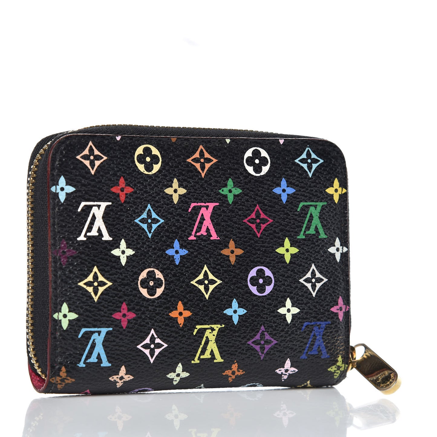 Monogram Multicolor Zippy Coin Purse Black Grenade