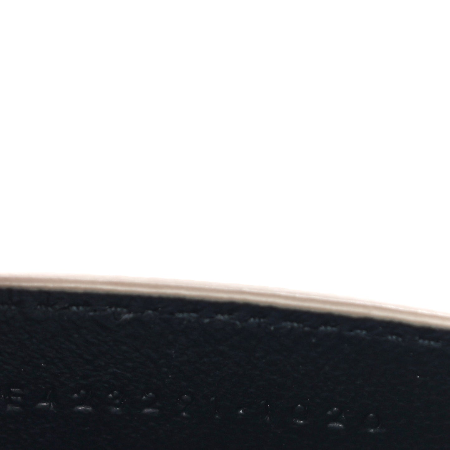 Grain De Poudre Matelasse Chevron Monogram Credit Card Case Dark Beige